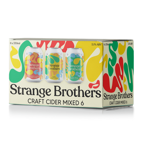 Strange Brothers Cider Mixed 6 6x330mL