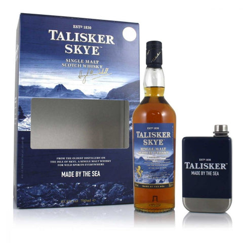 Talisker "Skye" 700ml Gift Pack with Hipflask